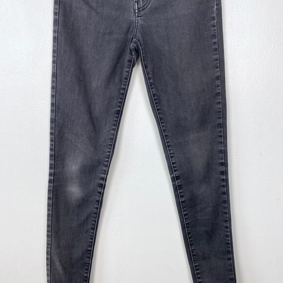 Levi's Mile High Super Skinny Black Skinny Jeans High Rise Closet Basic Size 28 - Picture 3 of 11